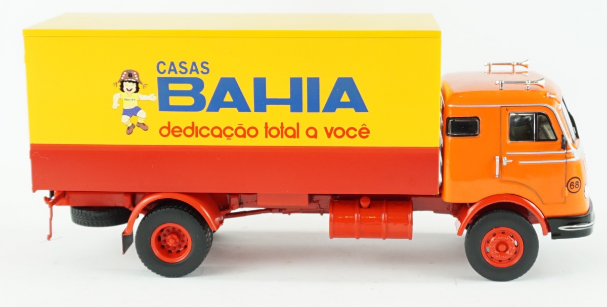 Miniatura Caminhões Brasileiros Casas Bahia Mercedes-Bens