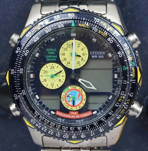 relogio esquadrilha da fumaca