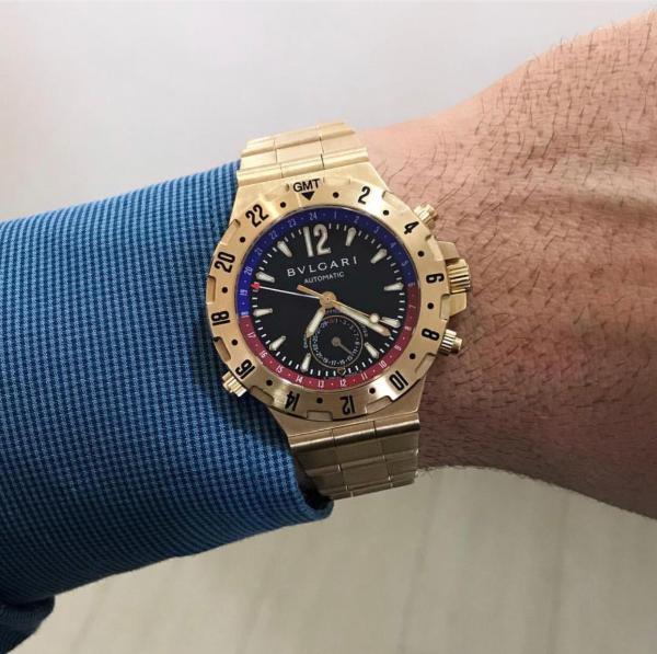 relógio de pulso bvlgari