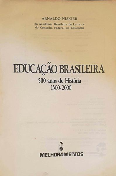 Livro: 500 anos de educação no Brasil
