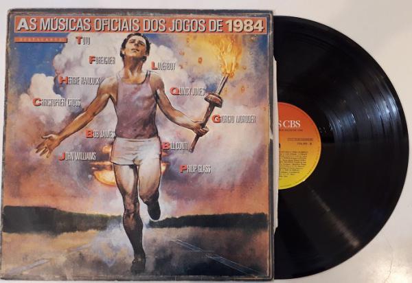 AS MÚSICAS OFICIAIS DOS JOGOS OLÍMPICOS DE 1984, LP de