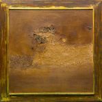 MANABU MABE . "Abstrato", óleo s/tela, 60 x 60 cm. Assinado e datado , frente e verso, 1962. Registrado na Fundação MABE sob o nº 307.