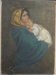 R.ALVES.  " Maternidade", OST, 100 x 73 cm