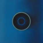 IVAN FREITAS." Circulos" ,acrílico s/tela, 76 x 76 cm. Assinado no cid ( pequenos defeitos)