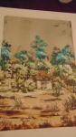WILMA SEDYS." Casa no Bosque ", litografia, tiragem 90/100, 50 x 35 cm