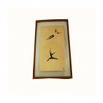 CARYBE. "Bailarinas", gravura, 47 x 32 cm. Assinado na chapa e datado 26/4/71. Emoldurado com vidro  60 x 446 cm