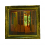 IVAN MARQUETTI (1941/2004) -  "Interior", óleo s/tela, 70 x 88 cm. Assinado e datado no cie, 1970.