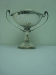 Taça I.S.C.Y.R.A. 3º Campeonato Sul Americano- Rio de Janeiro 1957- Taça Grêmio de Vela da Escola Naval.  Alt. 19 cm Diâm. 25 cm