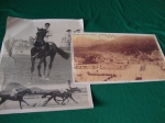 LOTE COM 1 FOTO  DE JOQUEI ( RASGADA), E 1 FOTO DE 1926 RETRATANDO O JOQUEI CLUBE