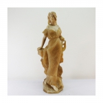 Escultura francesa em alabastro, representando "Ninfa", medindo 58 cm (falta 1 braço)- França sec. XIX