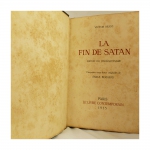 LIVRO. "LA FIN  DE SANTAN "- VICTOR HUGO. Edition du Cinquantenaire.  Paris, 1935.No estado