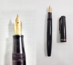 Uma caneta tinteiro PARKER VICTORI na cor preta - apresenta marcas de uso.