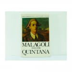 Livro."Malagoli visto por Quintana" - edição comemorativa dos 80 anos do pintor e do poeta, edição 1985.(no estado)