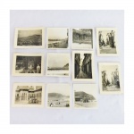 Onze fotografias antigas - Registros de viagens: Espanha, 1956 - Lugares identificados: Granada - Molinos, Jardim Generalife, Alcaicería; Sevilha -  Patio de León (Alcázares); San Sebastián - Praia, Jardim. Pessoas não identificadas. (no estado)