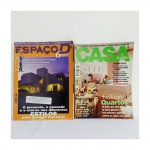 REVISTAS . Lote contendo 2  revistas: Espaço D e Casa Claudia. (no estado)