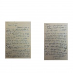 COLECIONISMO. Carta de Jucelino Kubtischek, com coletâneas de frases de Natal recebidas durante seu mandato de Presidente da República.