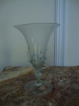 Mini taça em vidro francês , med. 12,5 cm