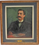 MARSILHA (ou Marsilia) - "Joaquim Sanchez de Larragoiti 1895-1906", OST, assinado CSE, med. 70 x 58 cm, com moldura 88 x 76 cm. Patrimônio 20100. Estado de conservação bom