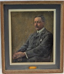 MARSILHA (ou Marsilia) - "Charles James Quiney 1895-1913", OST, assinado CSE, med. 65 x 54 cm, com moldura 87 x 76 cm. Patrimônio 20112. Estado de conservação razoável (tela com craquelado)