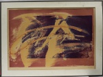 CARLOS VERGARA - Serigrafia 58/60, assinado CID 91, med. 69 x 96 cm, com moldura 82 x 110 cm.  Patrimônio 035905. Estado de conservação razoável (paspatur descolando e sem vidro)