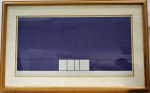 MILTON DACOSTA - Serigrafia 42/100, assinado CID, med. 45 x 85 cm, com moldura 68 x 107 cm. Patrimônio 26205. Estado de conservação razoável (necessita limpeza)