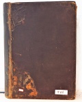 Livro de Propagandas Institucionais, med. 51 x 38 cm. Estado de conservação razoável