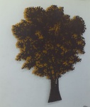 Cássio Lázaro - Árvore, med. 95 x 80 cm.