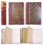 de Alencar,Mario (1872-1925) - "Relógios Acadêmicos" - 2 vol. edição com capas bastante danificadas, páginas amareladas mas em razoável estado.  18 x 11,5 cm; 519g os dois volumes