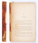 Livro - JOSÉ DE ALENCAR - Martiniano de Alencar, José (1829-1877) - "Ubirajara"  - ed. 1899. Faz parte da trilogia indianista do autor, completada por "Iracema" e "O Guarani". Edição sem capa, bastante danificada por cupins e com páginas amareladas. 231 pág.; 17 x 11 cm; 222 g.