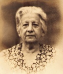 Foto de Helena Affonseca, (nora de José de Alencar) esposa de Mario de Alencar