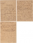 Carta de Alceu Amoroso Lima (critico literario, pensador e professor) a Alberto Faria datada de 21/3/1916 "agradecendo pelo envio de um livro e anunciando sua volta para dia 27"...