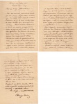 Carta de Rodrigo Otávio (contista, cronista e memorialista) a Alberto Faria, datada de 3/4/1915 "pedindo desculpas por não ter sabido da morte de Mario Pedernisa"...