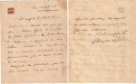 Carta de Aloysio de Castro (neurologista e poeta) a Alberto Faria, datada de 1/8/1918, agradecendo a oferta de um livro e que "tão brilhantemente confirma a reputação de suas letras"...