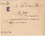 Cartão de Coelho Neto (escritor,professor e político) a Alberto Faria, datado de 12/8/1918, "agradecendo o exemplar de "aérides"...