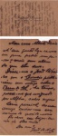 Cartão de Gustavo Barroso (adv., museologo, contista, cronista) a Alberto Faria, datado de 1/1/1921, "solicitando o envio de um exemplar do "Correio"...