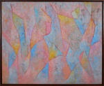 Gonçalo Ivo. "Lencois - BA", óleo s/tela,120 x 150cm. Assinado e datado, 1994.