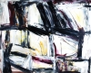 ROGERIO TUNES " Abstrato " , acrílico sobre tela, 140x 170 cm. Assinado no verso