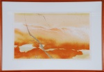 FAYGA OSTROWER . " Abstrato", litografia, Tiragem 83/100, 44 x 70 cm. Assinada, numerada e datada, 1983. Emoldurada com vidro, 67 x 92 cm.