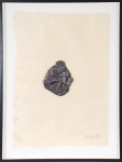 ANTONIO DIAS. "Meteoro", lithografia em papel fibra de banana, tiragem 21/60, 70 x 50 cm. Assinado. Emoldurado, 90 x 66 cm