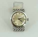 PAUL PERREGAUX INCABLOC . Relógio de pulso masculino em ouro branco, contrastado. Peso total 54,6 gr