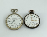 Dois relógios de bolso sendo um Tissot e outro Joseph Simon Chronometre (no estado)