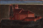 IVAN MARQUETTI. "Ouro Preto", óleo s/tela, 22 x 33 cm. Assinado. Emoldurado, 55 x 47 cm.