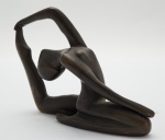 Carlos Lima, escultura de bronze representando bailarina med. 10 x 14 x 4 cm