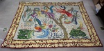 Tapeçaria Concessa Colaço  Árvore e Pássaros, med. 170 x 220 cm total 3,74 m² (ótimo estado de conservação
