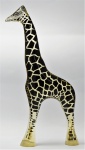 ABRAHAM PALATNIK.  Escultura em resina de poliester representando "Girafa "( pequeno defeito). Sem assinatura. Alt. 20 cm.