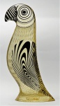 ABRAHAM PALATNIK.  Escultura em resina de poliester representando "Papagaio ". Assinada. Alt. 20 cm.