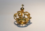 Coroa em ouro, peso 10 gr, peça de coleção possivelmente baiana do séc. XIX