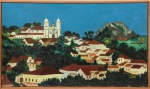 Israel Pedrosa - "Paisagem de Tiradentes", OST, med. 46 x 27 cm, assinado e datado 1964, cachê da galeria marte no verso. Perfeito estado de conservação. Uma pequena jóia!