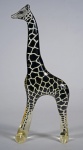 PALATNIK. Escultura em resina de poliester representando Girafa. Alt. 30 cm.