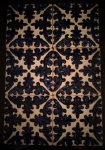 Lote com 6 azulejos portugueses na cor azul e branco (com alguns bicados). Medidas 15 x 15 cm.